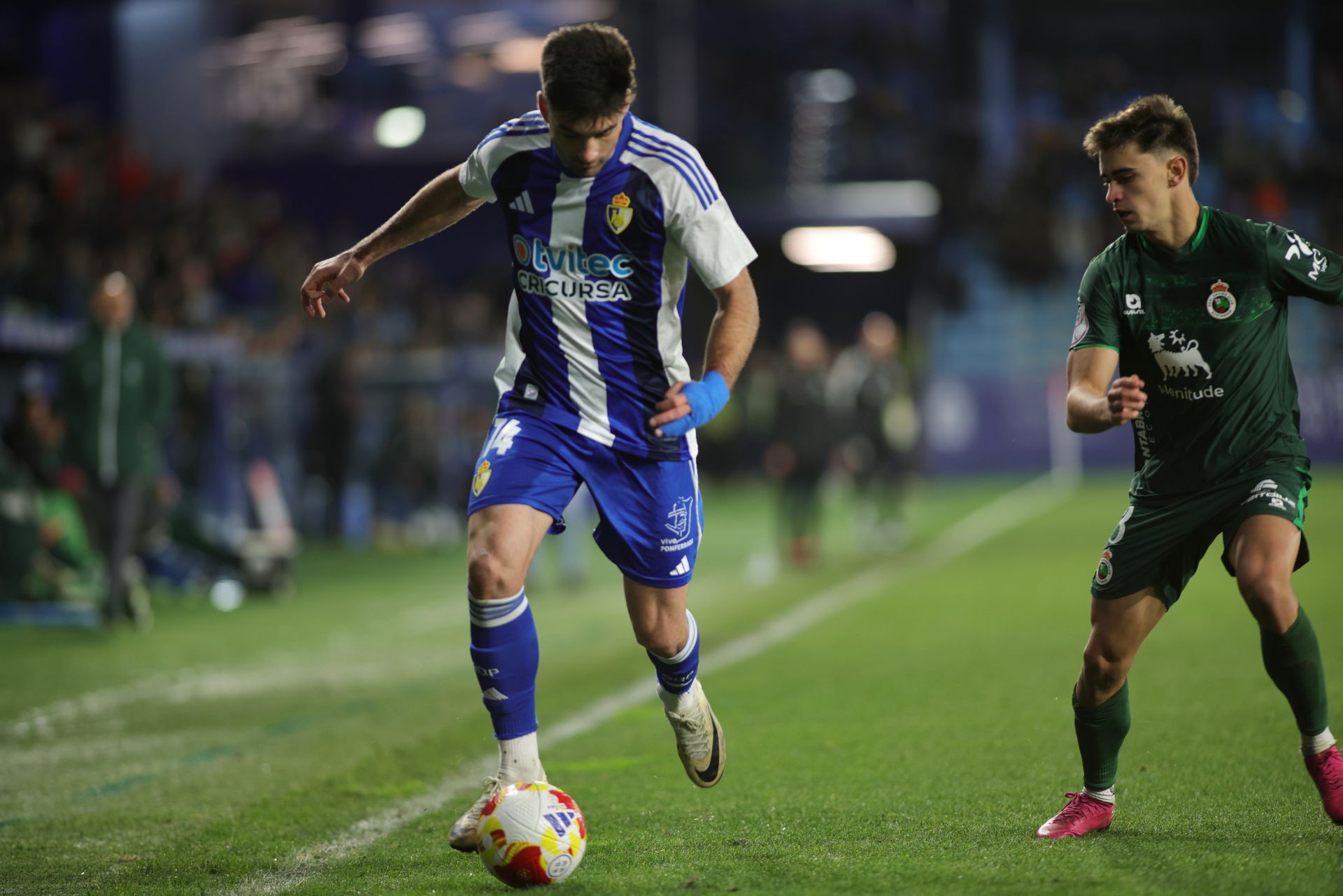 Las imágenes del partido Ponferradina - Racing de Santander