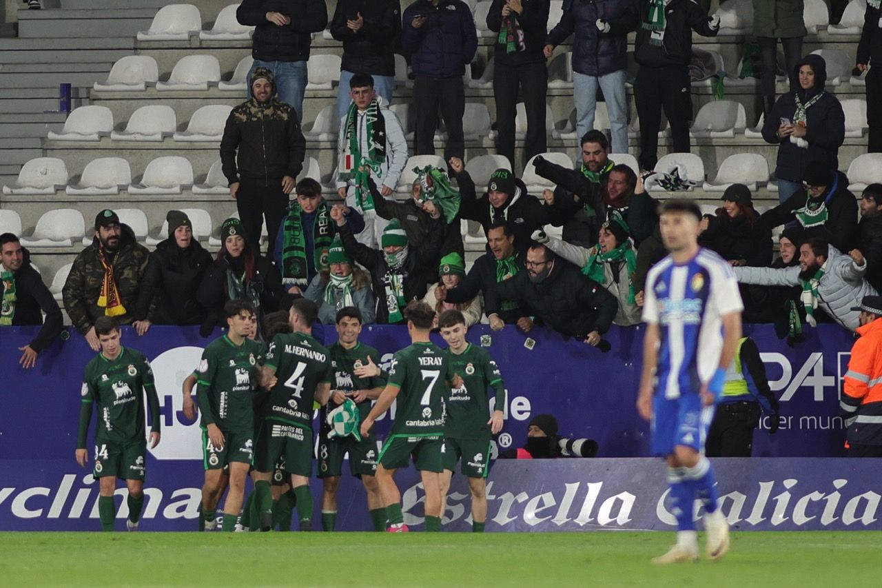 Las imágenes del partido Ponferradina - Racing de Santander