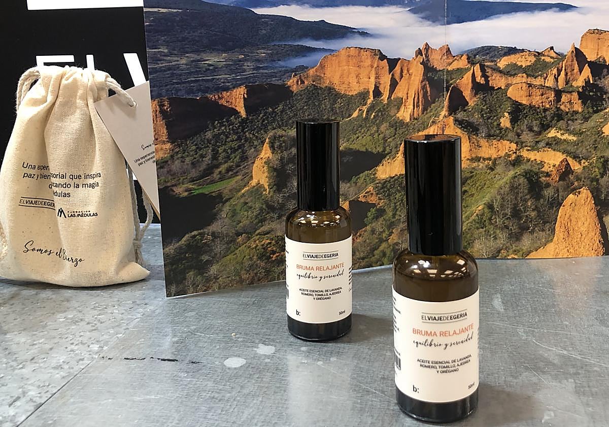 Imagen principal - El «susurro de calma» de Las Médulas que cabe en una botella