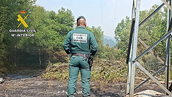 Detenida una mujer como supuesta autora de un delito de incendio forestal en Vega de Espinareda