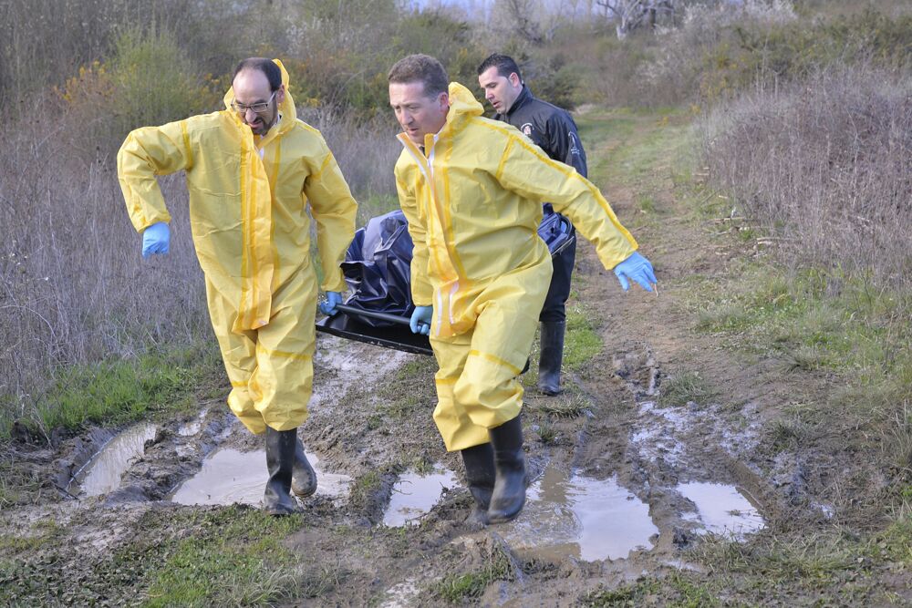 El cuerpo fue hallado en una zona de difícil acceso.