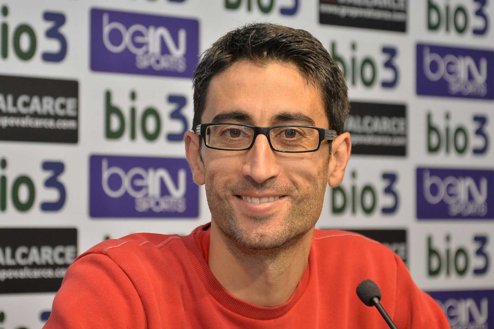 El entrenador de la Ponferradina, Rubén Vega.