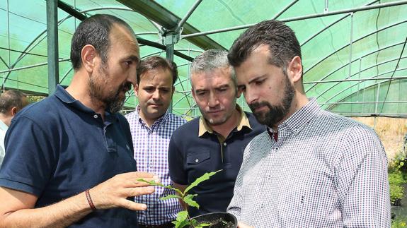 Luis Tudanca, durante una visita a Ciuden Vivero.