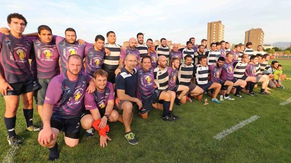 Bierzo Rugby y Pilier de Grado se enfrentaron en la octava edición del torneo de La Encina.