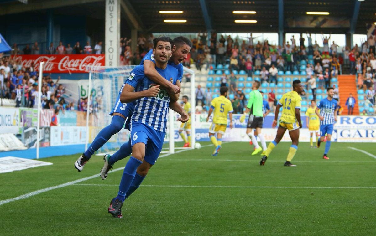 Andy celebra el 2-1.