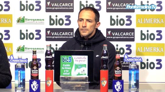 El entrenador de la Ponferradina, Pedro Munitis.