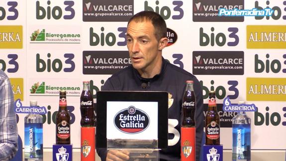 Pedro Munitis, entrenador de la Ponferradina.