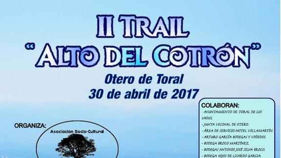 Cartel de la prueba.