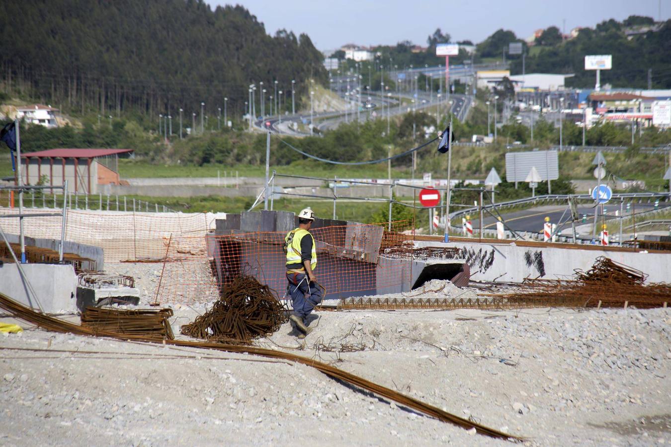 Las obras del tramo Unquera-Pendueles de la autovía