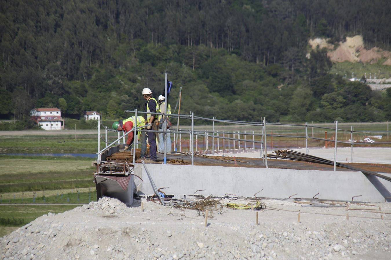 Las obras del tramo Unquera-Pendueles de la autovía