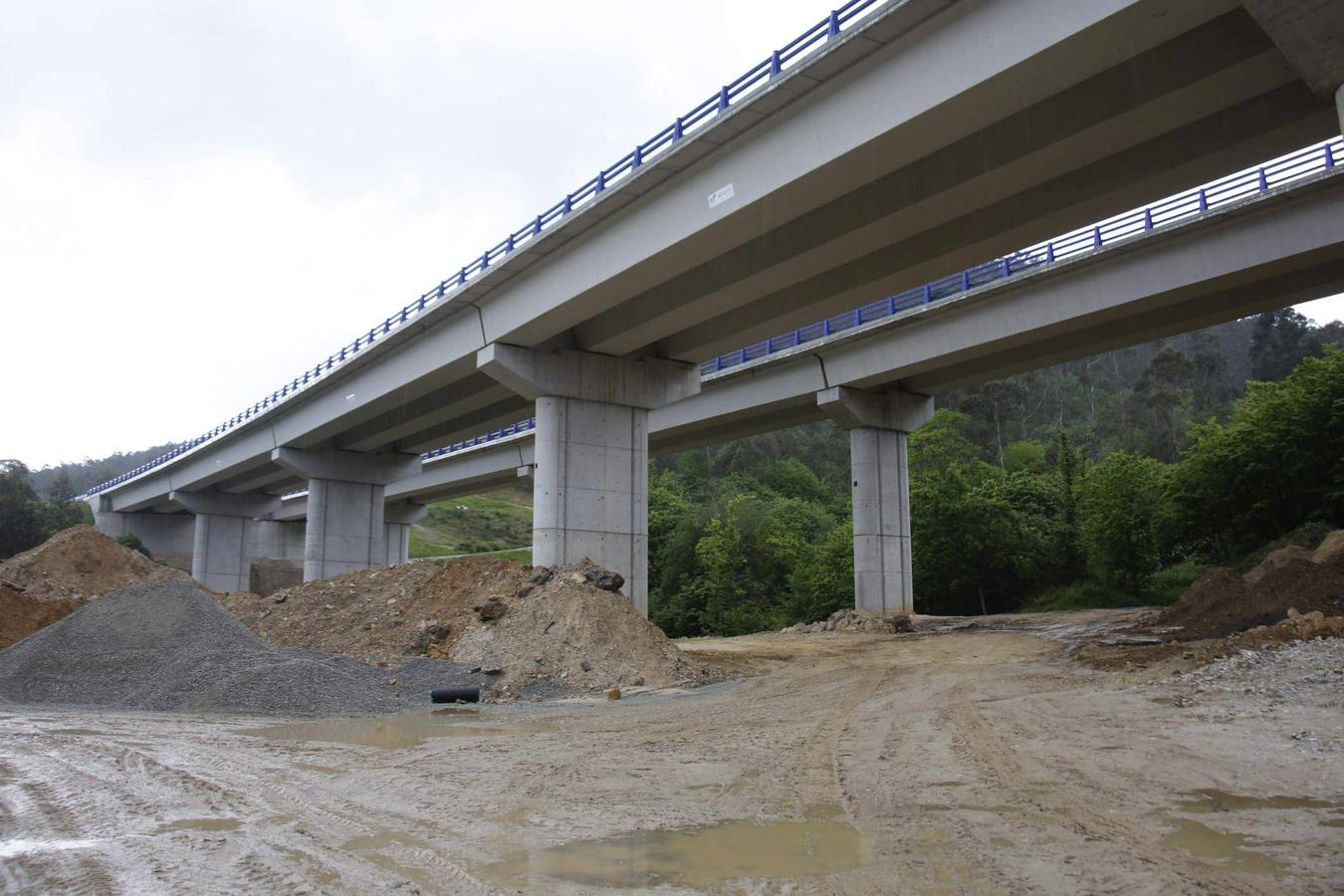 Las obras del tramo Unquera-Pendueles de la autovía