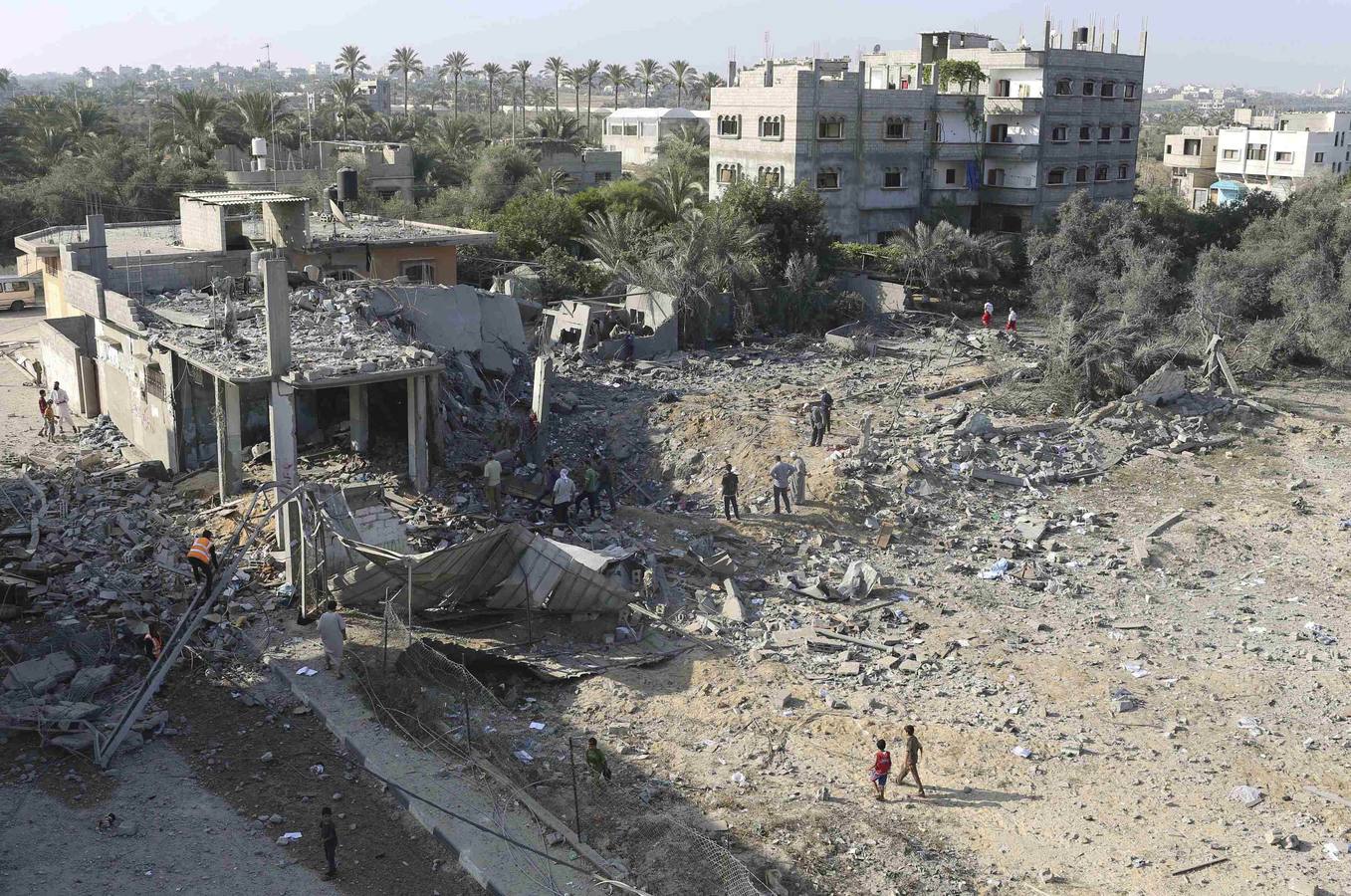 Destrucción y desolación en Gaza