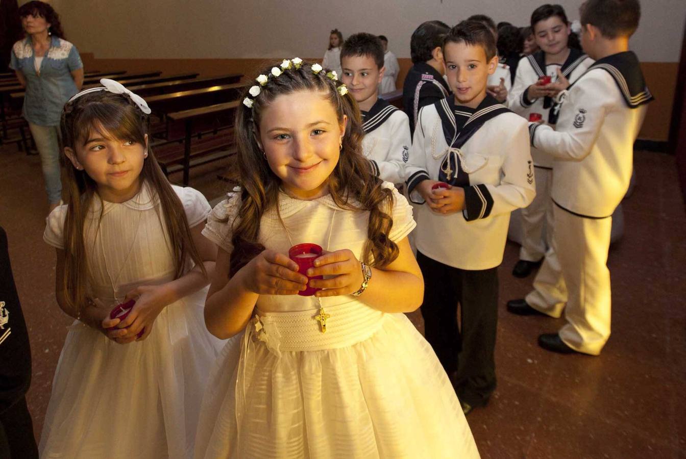 Primeras comuniones en el barrio de La Luz