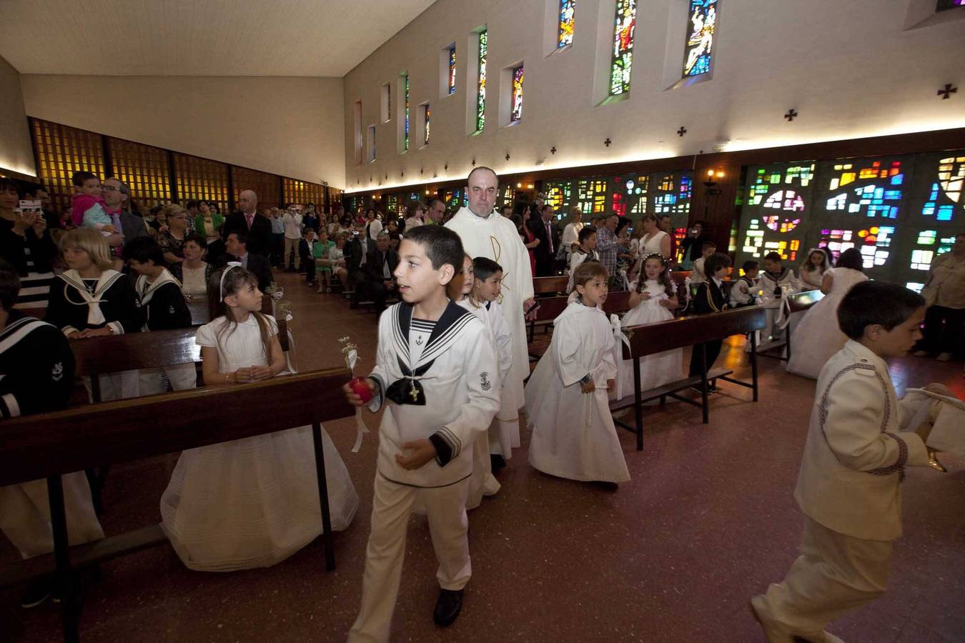 Primeras comuniones en el barrio de La Luz