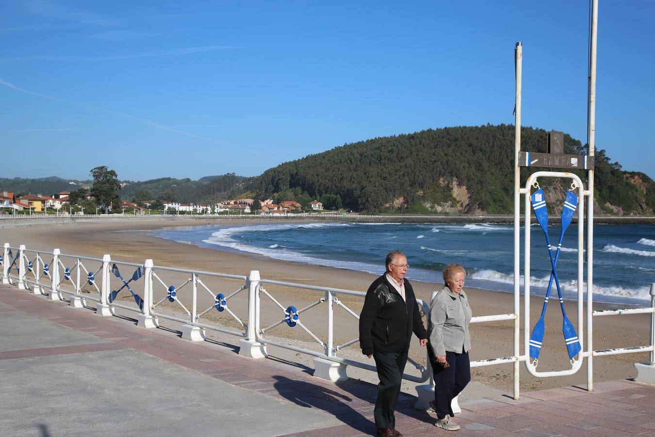 Playa de Santa Marina en Ribadesella
