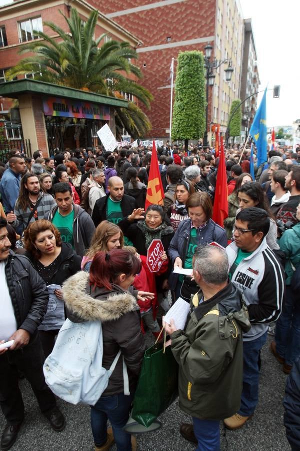 Manifestación en Oviedo en defensa de La Madreña