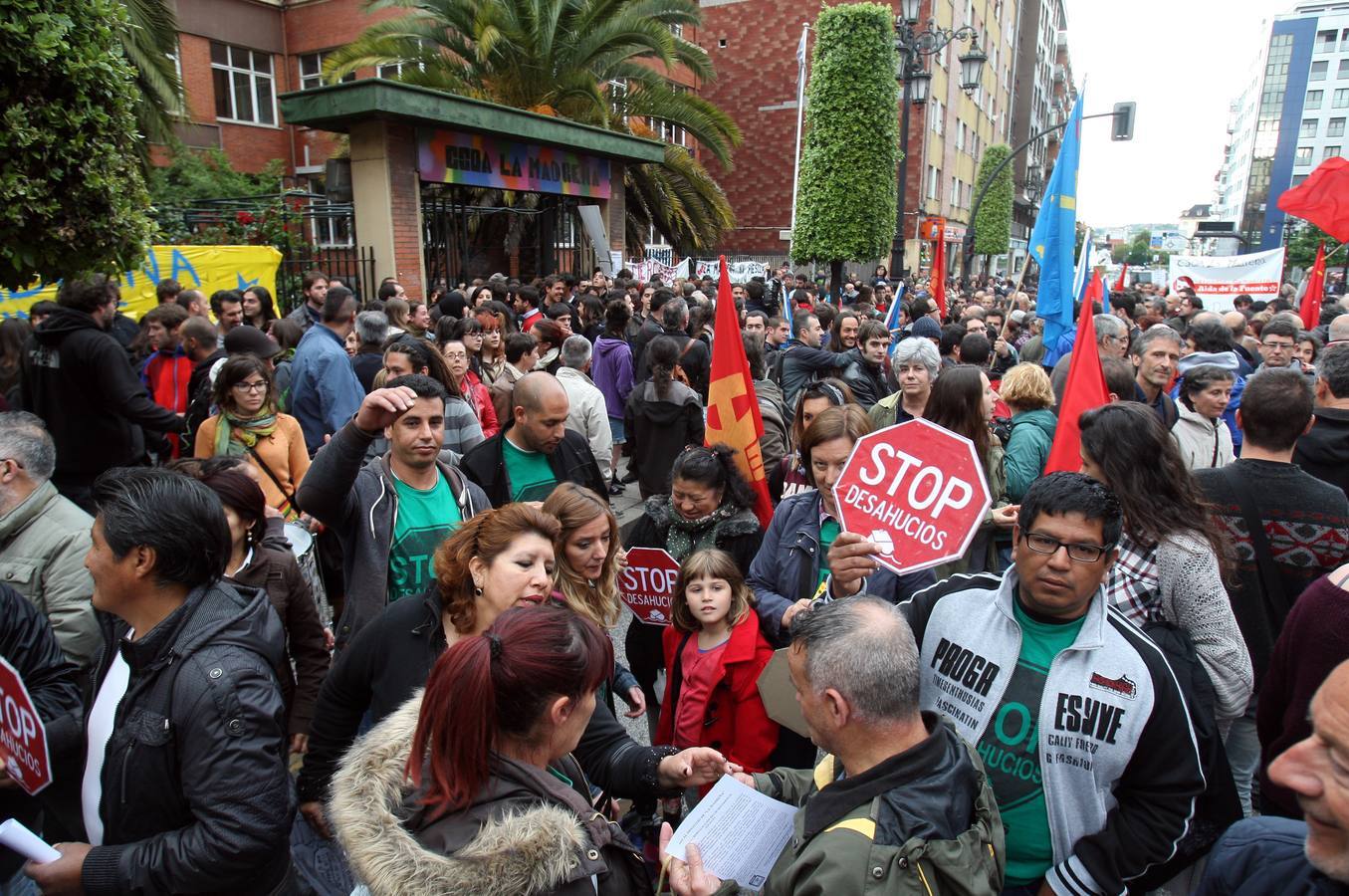 Manifestación en Oviedo en defensa de La Madreña
