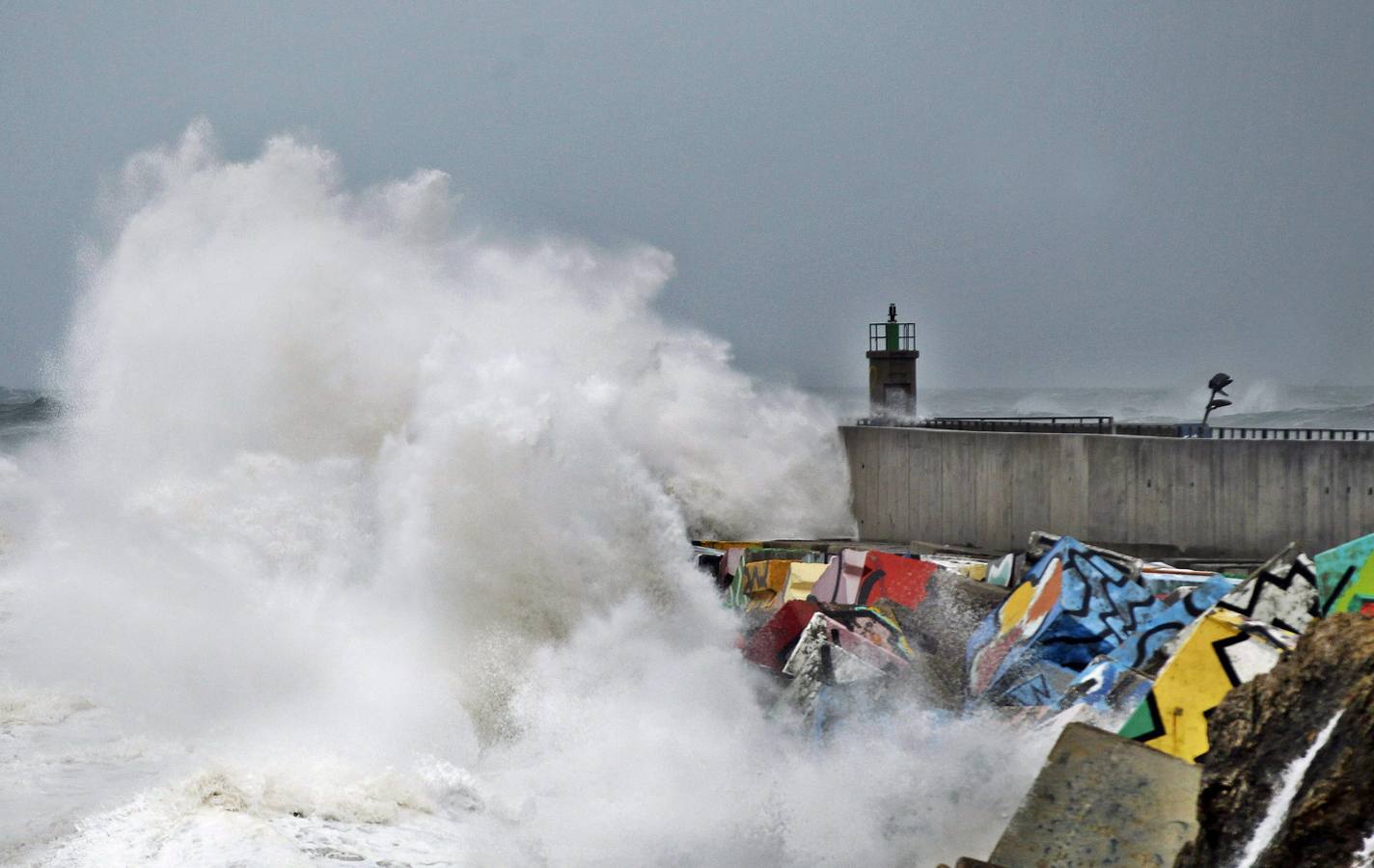 El azote del temporal en Asturias