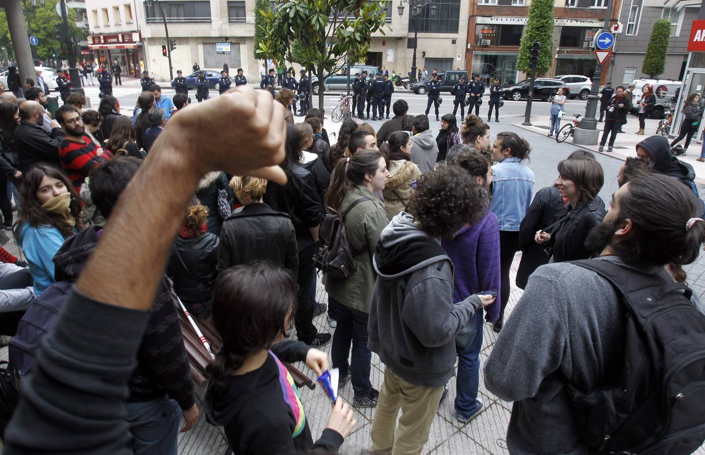 Las impactantes imágenes del desalojo de La Madreña