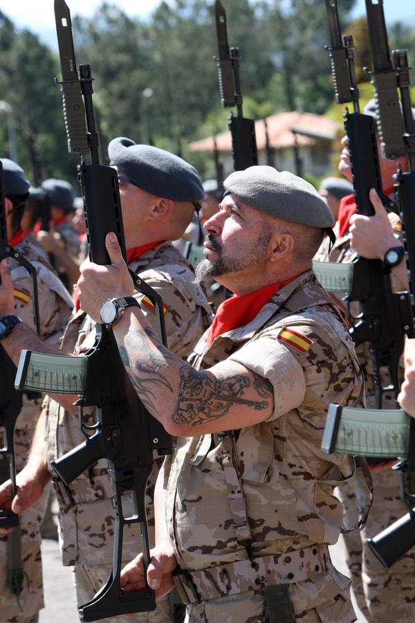 Parada militar en Cabo Noval