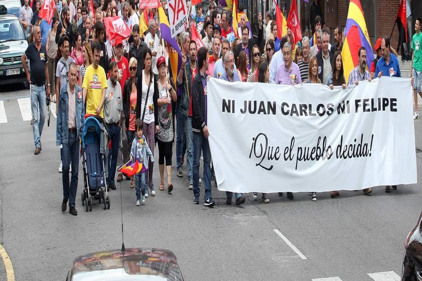 Manifestación por la República en Oviedo