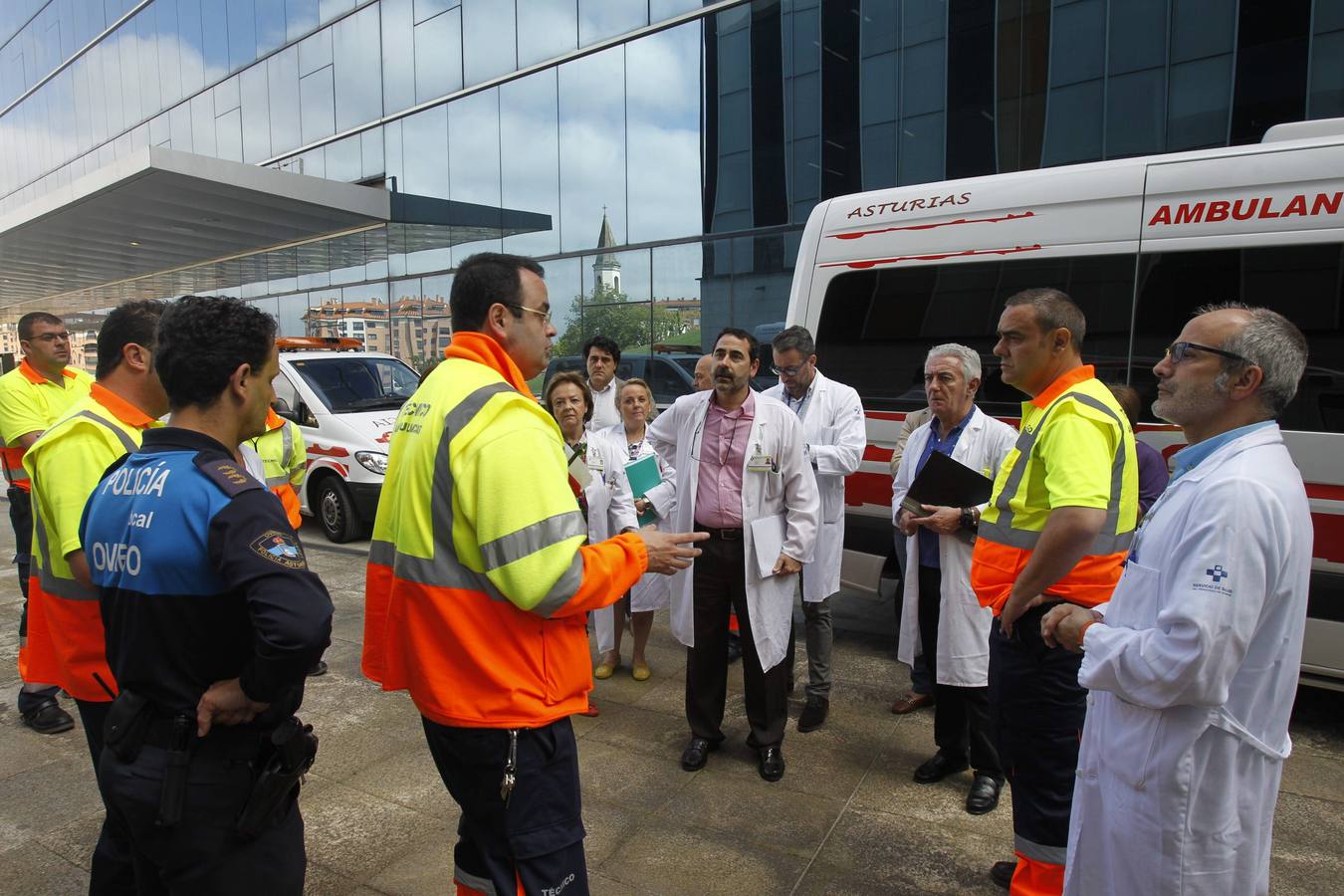 Un simulacro para el HUCA