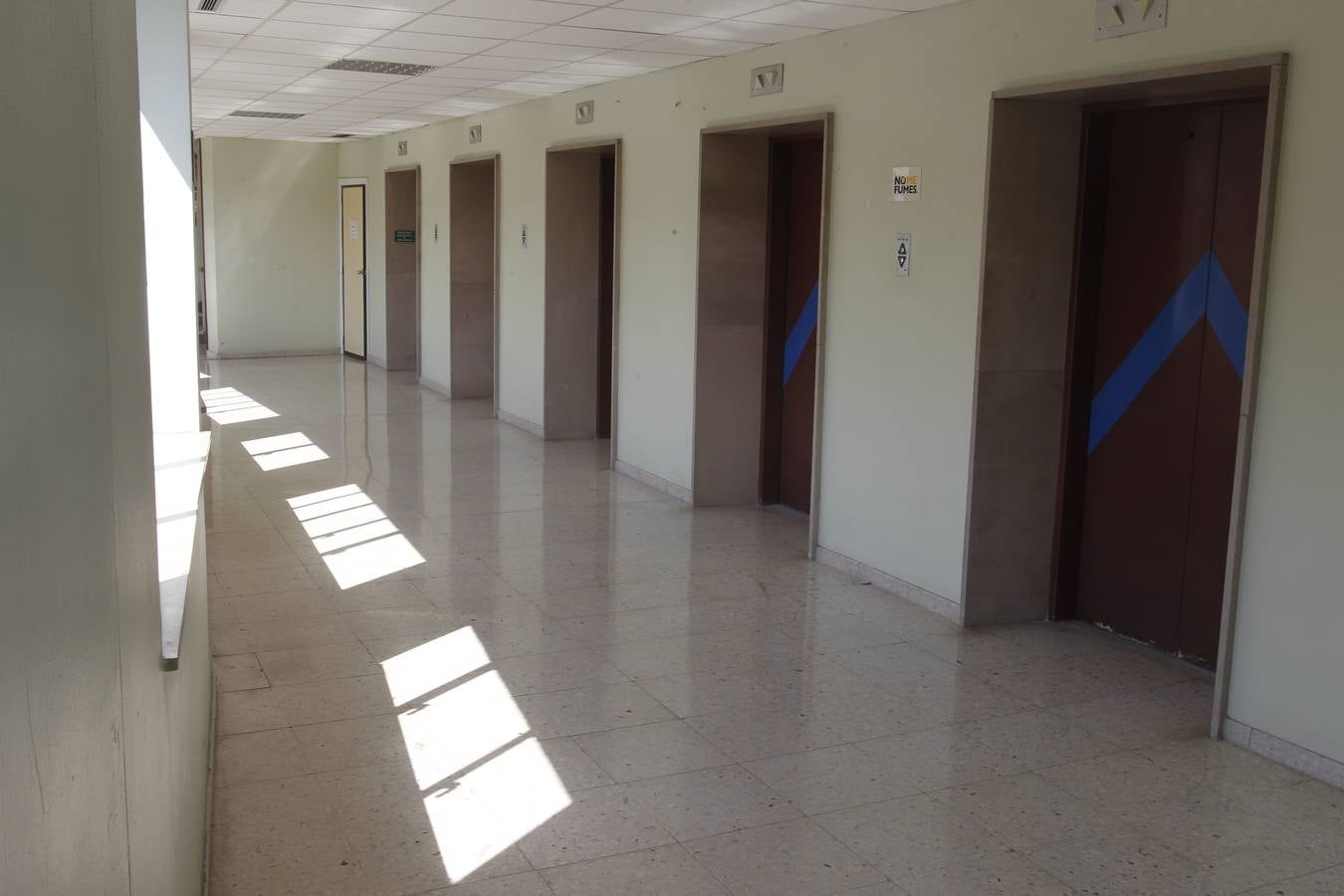 Un recorrido por el viejo HUCA vacío