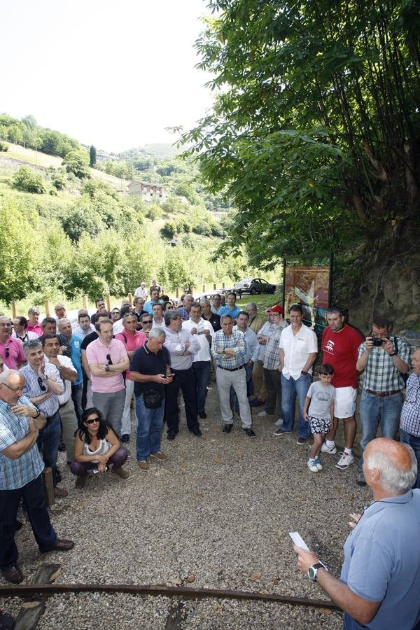 Inauguración del socavón de La Rebaldana en Turón