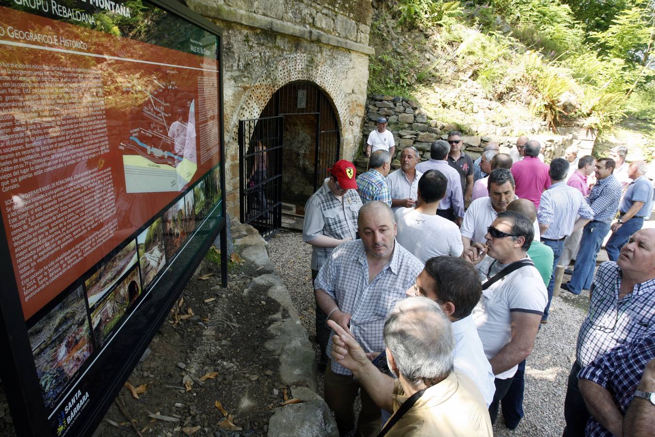 Inauguración del socavón de La Rebaldana en Turón