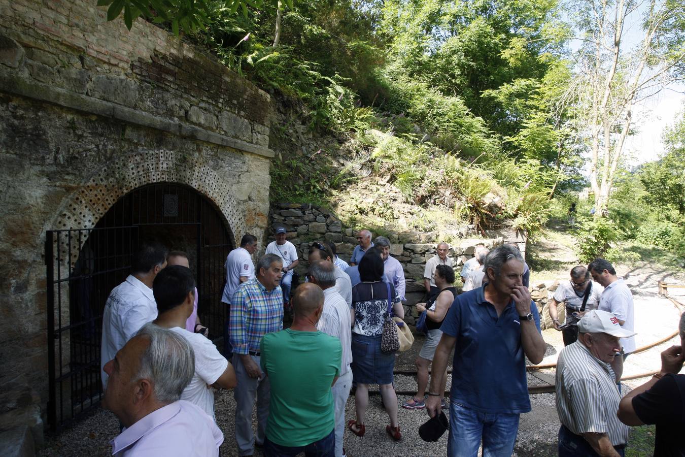 Inauguración del socavón de La Rebaldana en Turón