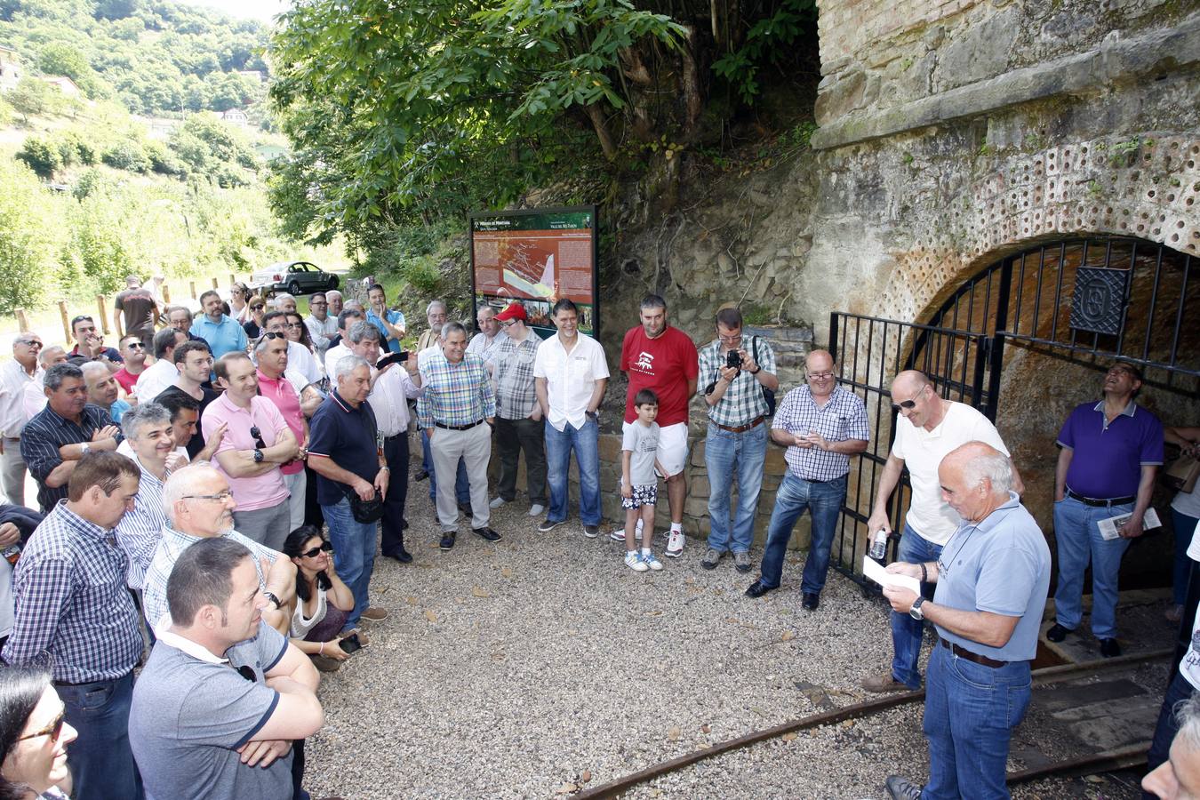 Inauguración del socavón de La Rebaldana en Turón