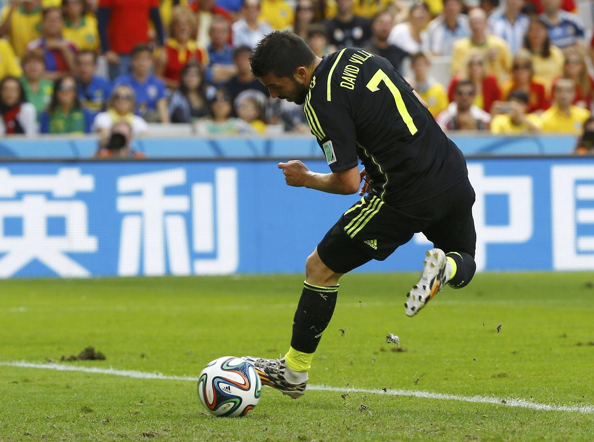 El último partido de los asturianos Villa, Mata y Cazorla en el Mundial de Brasil