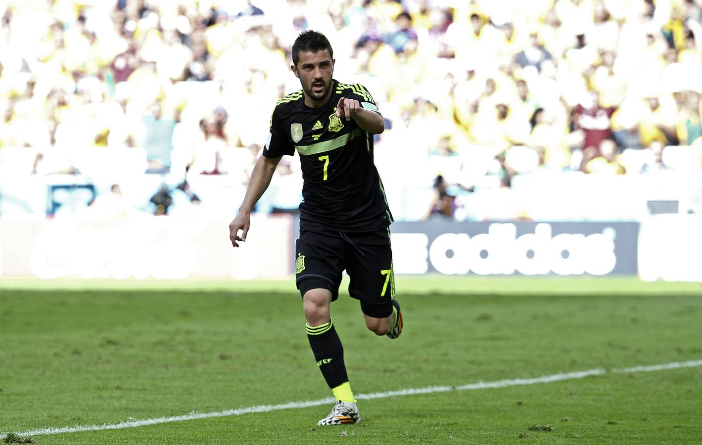 El último partido de los asturianos Villa, Mata y Cazorla en el Mundial de Brasil