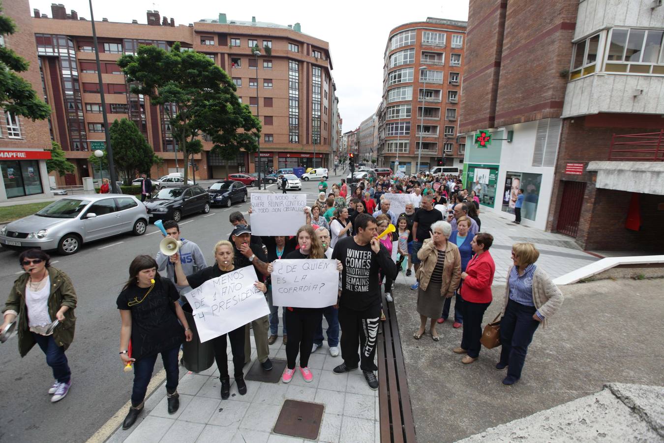 Manifestación de los vecinos de El Nodo