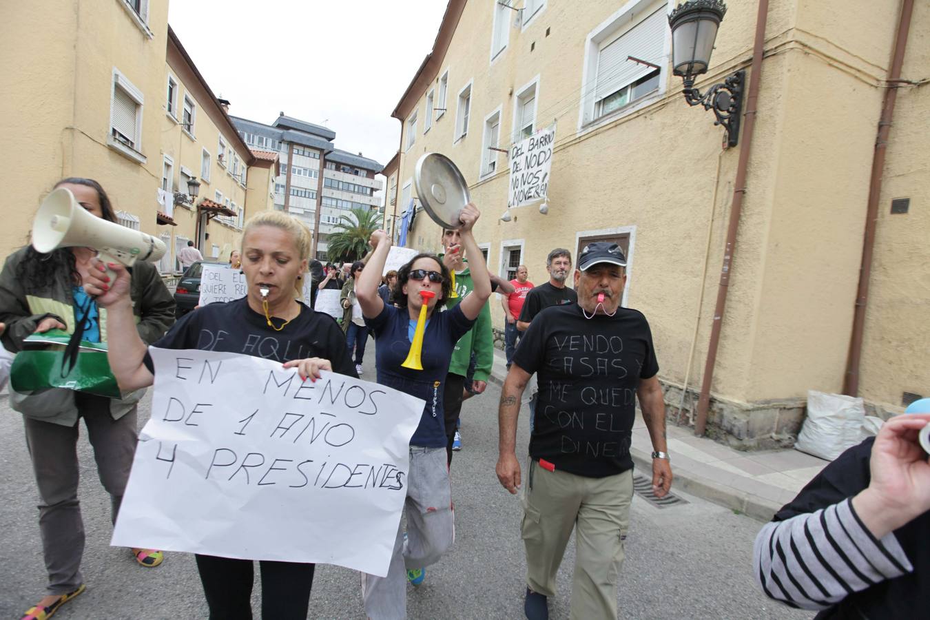 Manifestación de los vecinos de El Nodo
