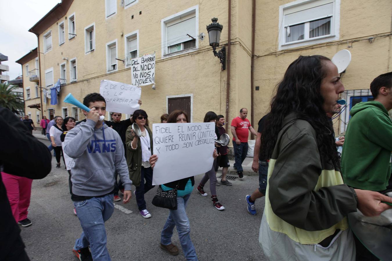 Manifestación de los vecinos de El Nodo