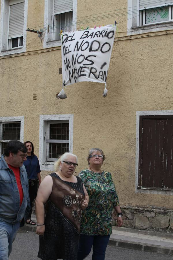 Manifestación de los vecinos de El Nodo