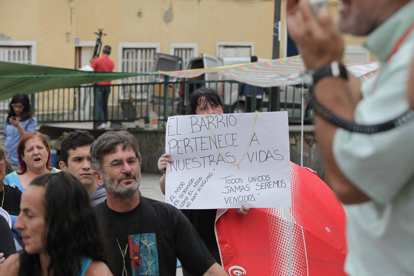 Manifestación de los vecinos de El Nodo