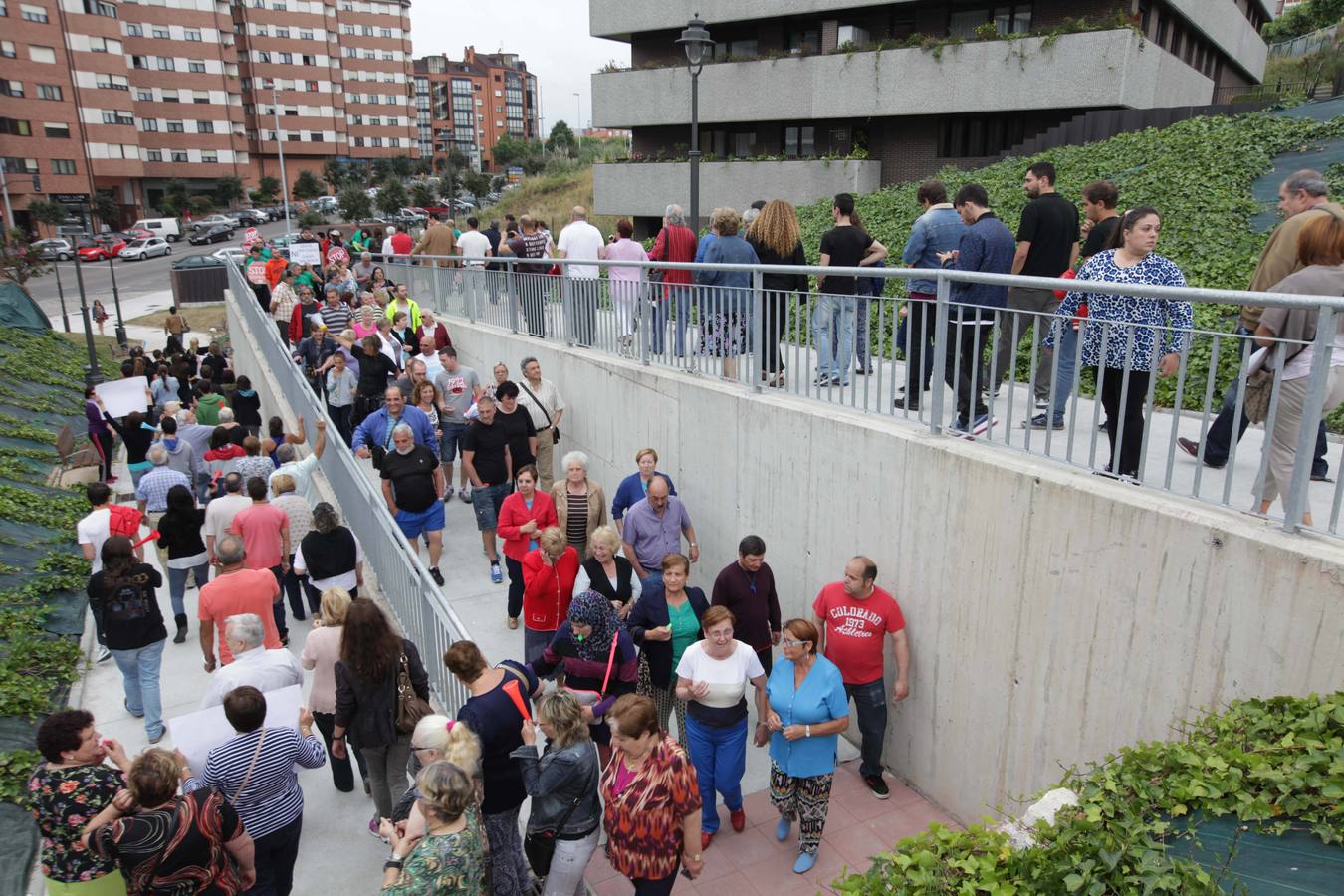 Manifestación de los vecinos de El Nodo