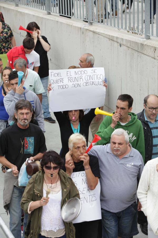 Manifestación de los vecinos de El Nodo