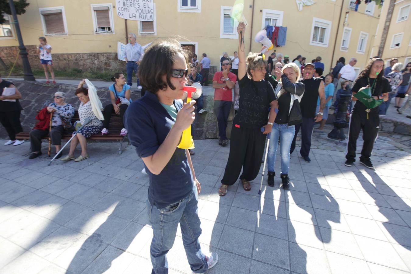 Los vecinos de El Nodo, contra los desahucios
