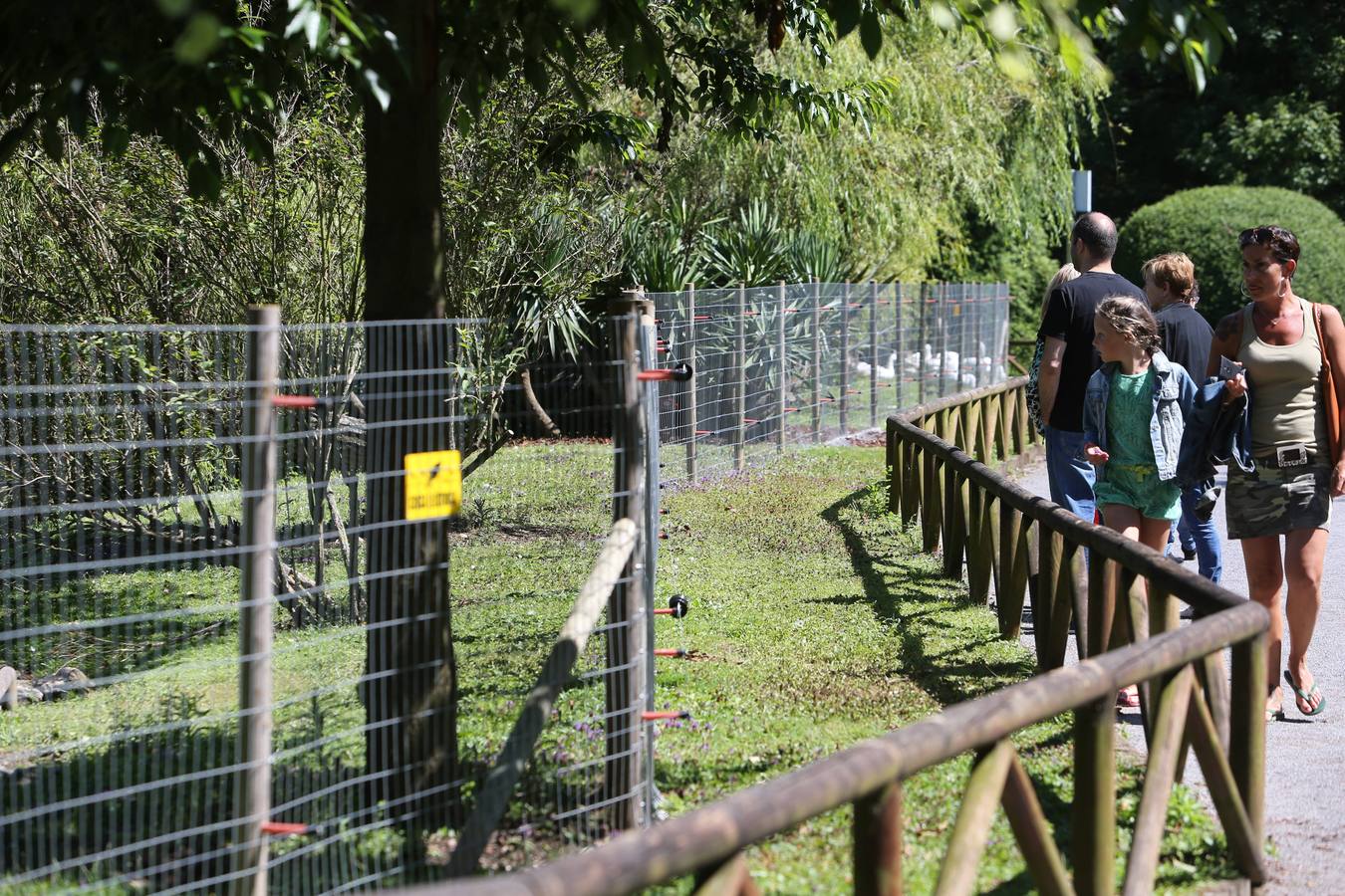 Así es el cercado del parque de Isabel la Católica