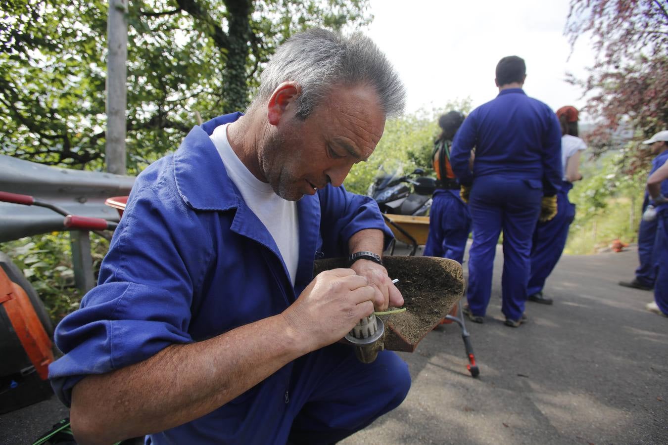 Presos con un trabajo