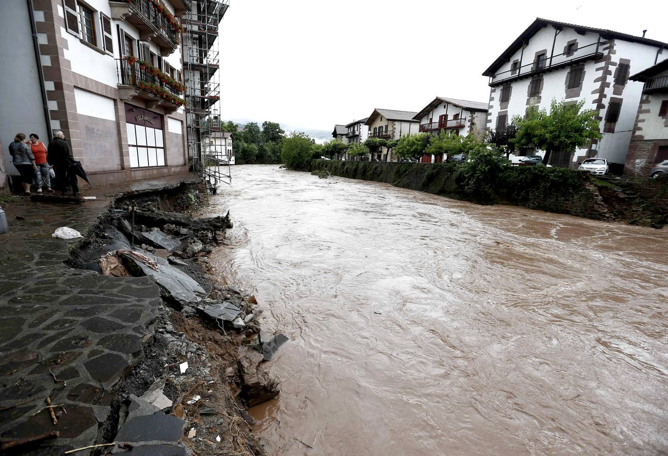 Las impactantes imágenes de las inundaciones en Elizondo