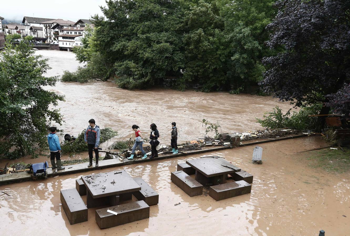 Las impactantes imágenes de las inundaciones en Elizondo