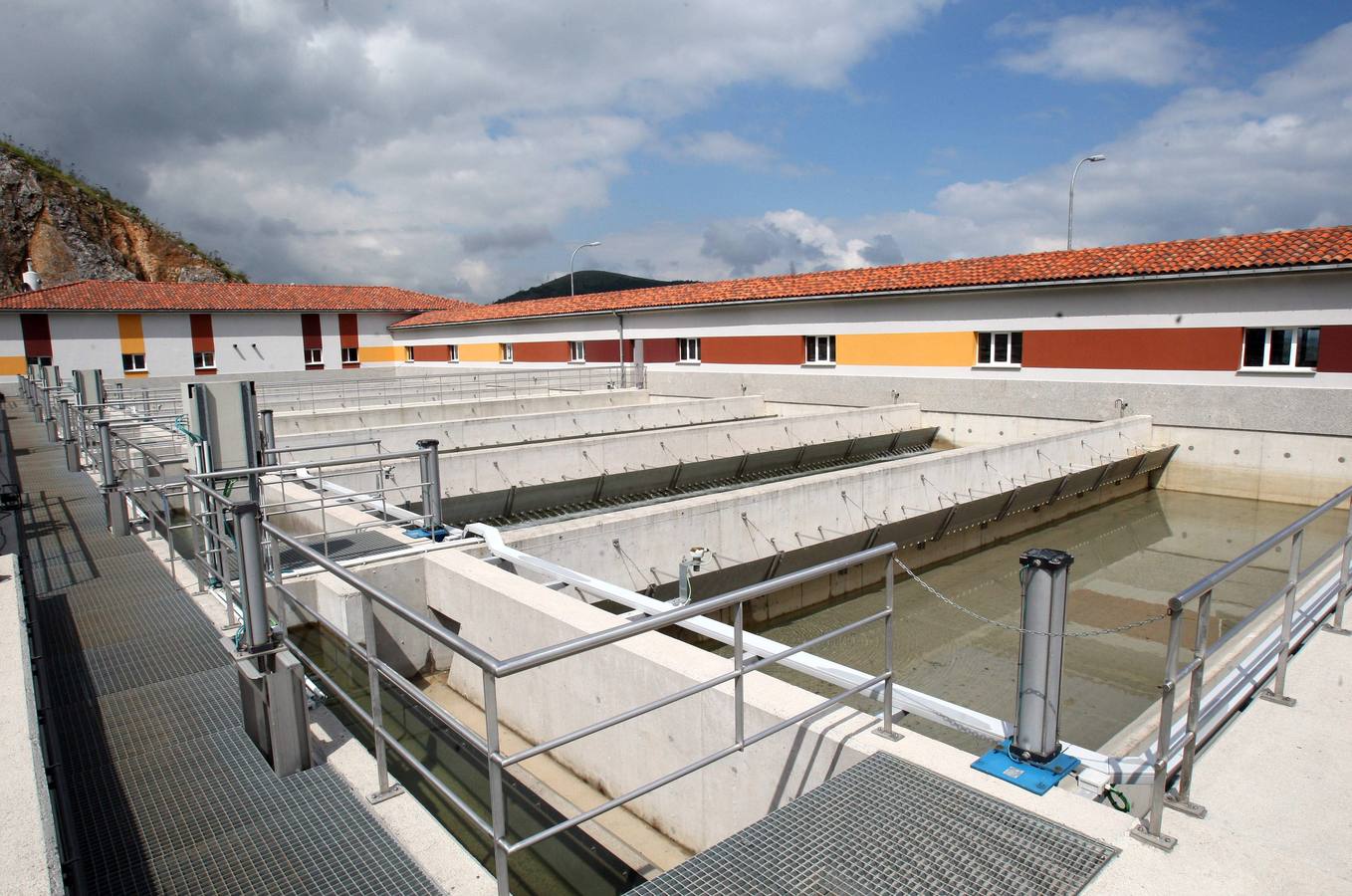 Inauguración de la planta de agua de Cabornio en Oviedo