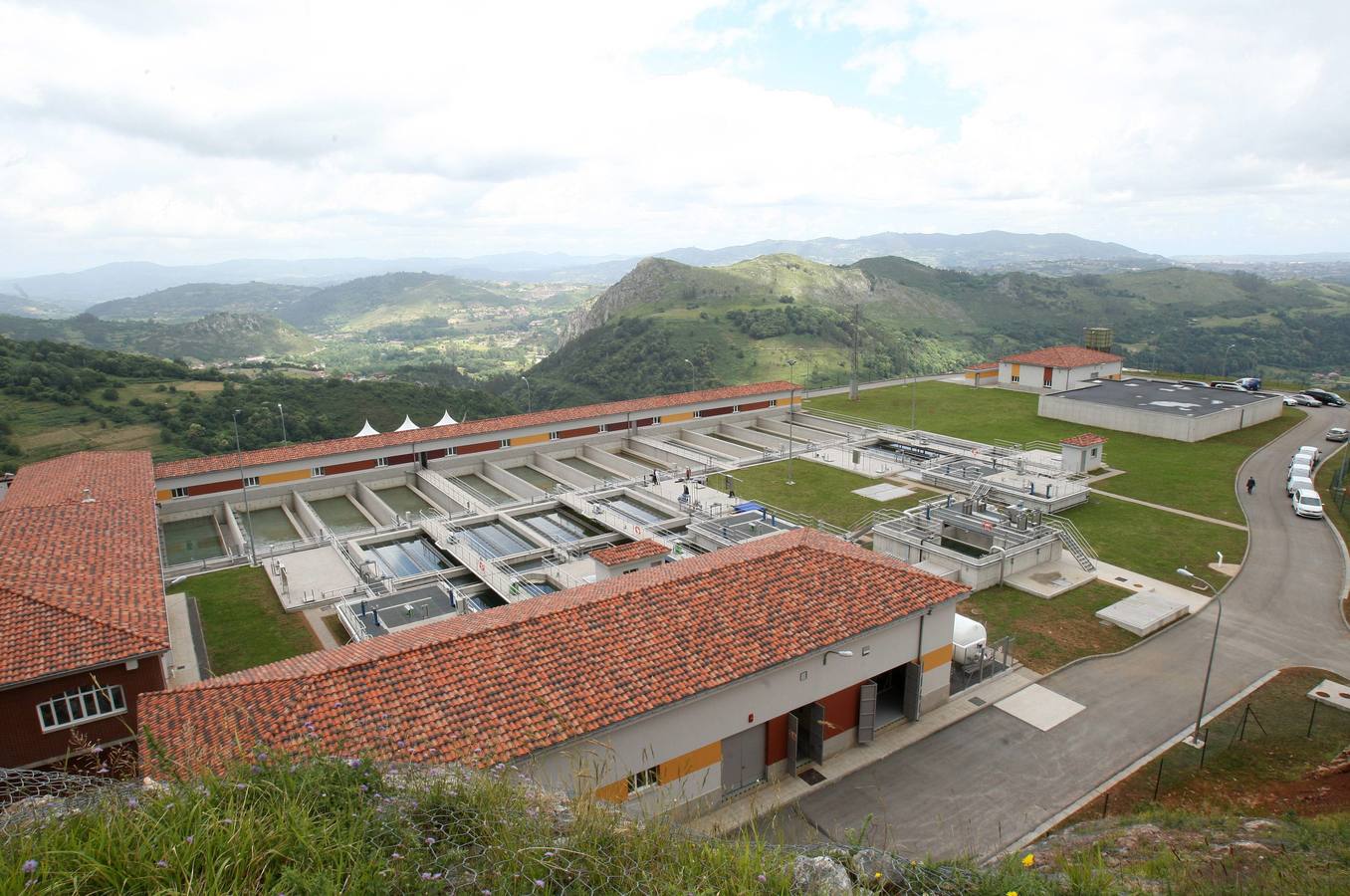 Inauguración de la planta de agua de Cabornio en Oviedo