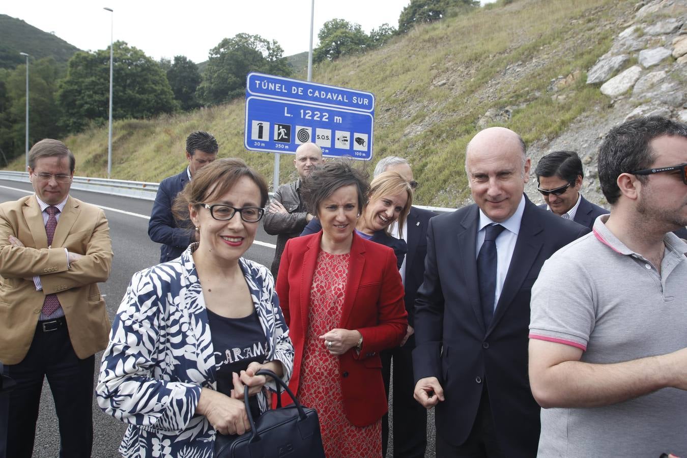 Inauguración de los túneles de Riaño