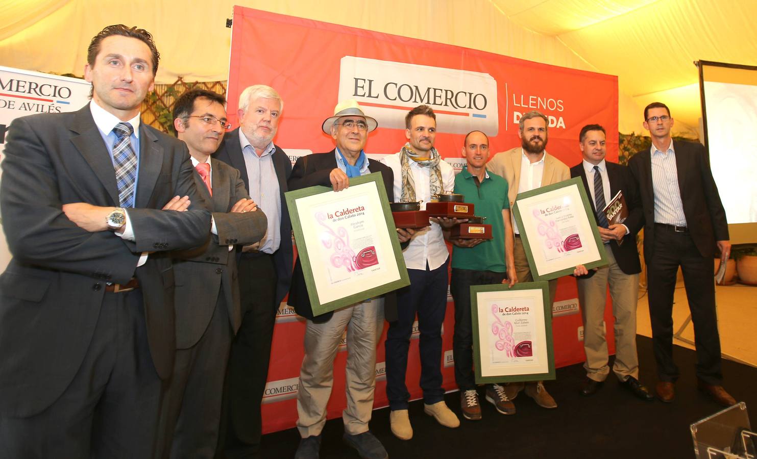 Los nuevos maestros Caldereta de Don Calixto reciben su premio