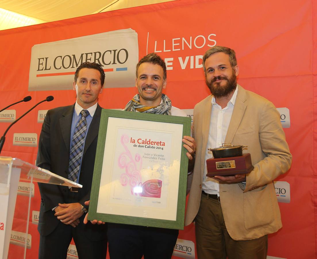 Los nuevos maestros Caldereta de Don Calixto reciben su premio